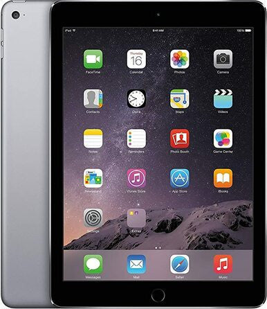 Apple iPad 2nd Gen, 9.7 Inch, 64GB, WiFi+Cellular (Space Gray) Locked